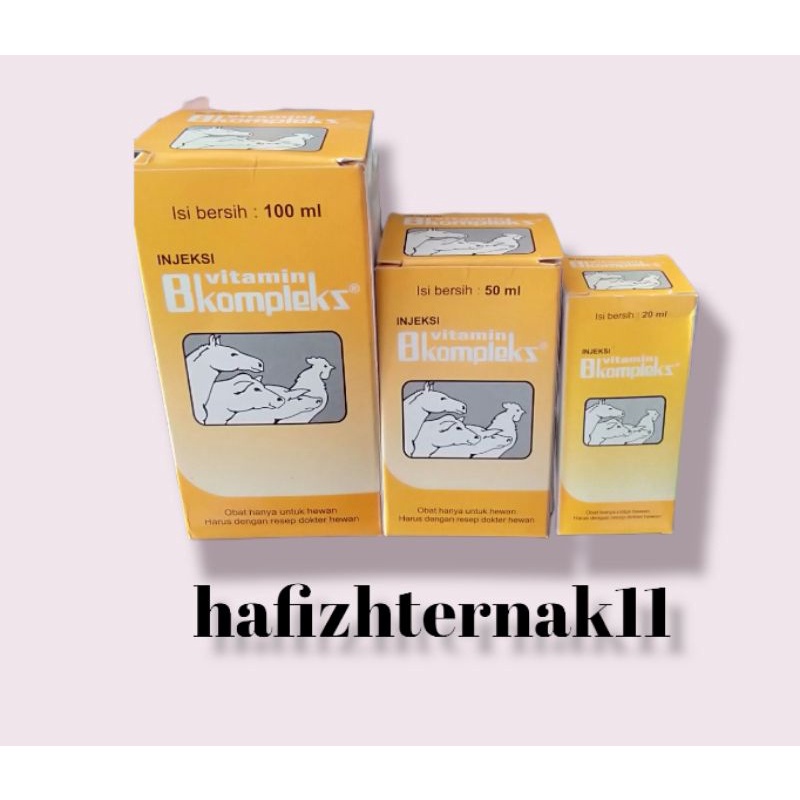 Jual Injeksi vitamin B-kompleks 20ml,50ml,100ml | Shopee Indonesia