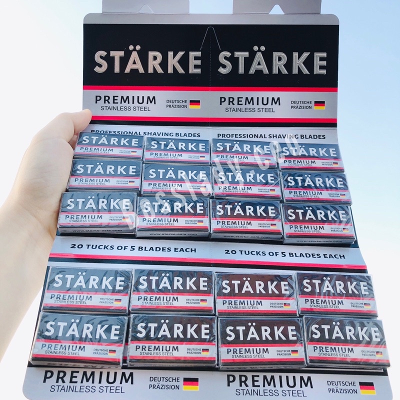 STARKE 100 PCS (TAJAM AWET) SILET CUKUR PREMIUM STAINLESS STEEL ORIGINAL SILET STARKE