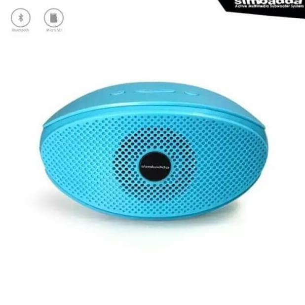 Speaker Portable Simbadda Cst330 Bluetooth + Aux + Memory Card. Resmi