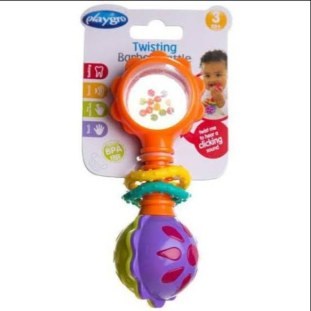 Playgro Twisting Barbell Rattle