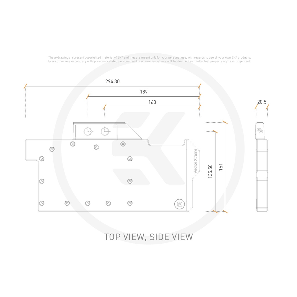 EKWB EK Quantum Vector Xtreme RTX 3080 3090 D-RGB Nickel Plexi + BACKPLATE