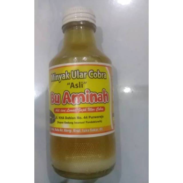 MINYAK ULAR COBRA IBU AMINAH isi 140 ml Shopee Indonesia MINYAK ULAR COBRA IBU AMINAH isi 140 ml Shopee Indonesia