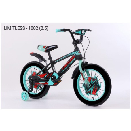 Sepeda BMX 18" Limitless 1002 Ban 2.5 Ada Lampu