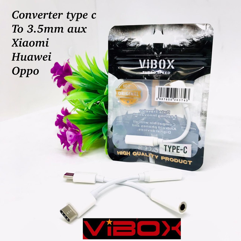 CABEL AUX VIBOX TYPE C Audio Kabel Jack 3.5mm Adapter audio