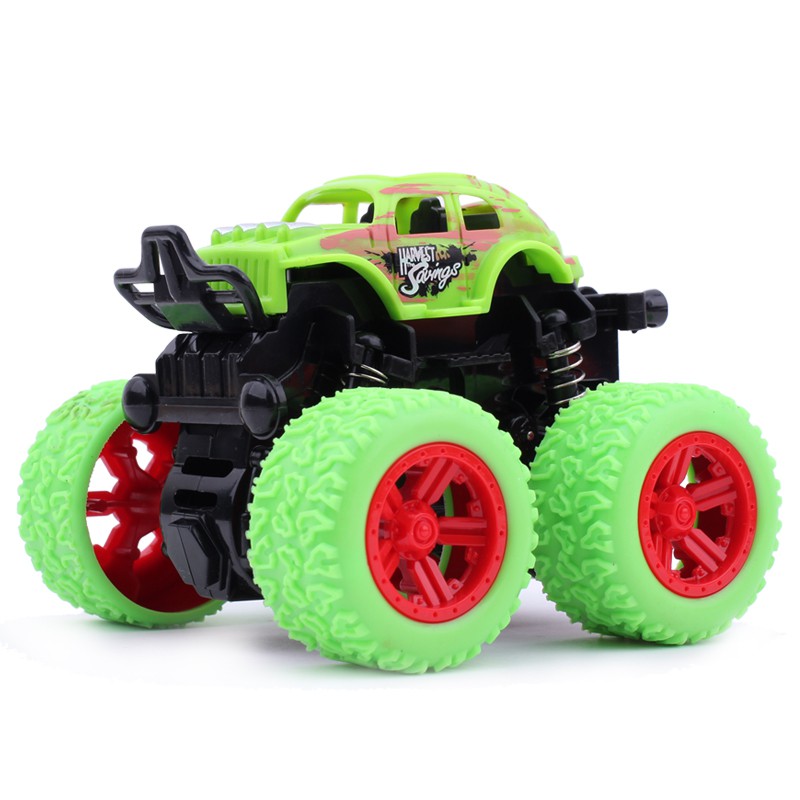 Mainan Mobil Anak Monster Zap Jip Off Road 4 Drive Inertial Bigfoot-Green