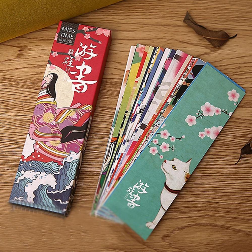 [Elegan] Bookmark Perlengkapan Sekolah Untuk Penanda Halaman Buku Kado Untuk Membaca Kawaii Lucu Gaya Jepang