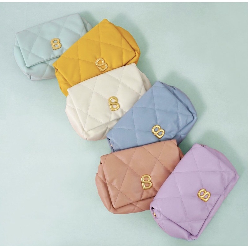 SOLD OUT  ZOEY BAG Buttonscarves (LILAC)