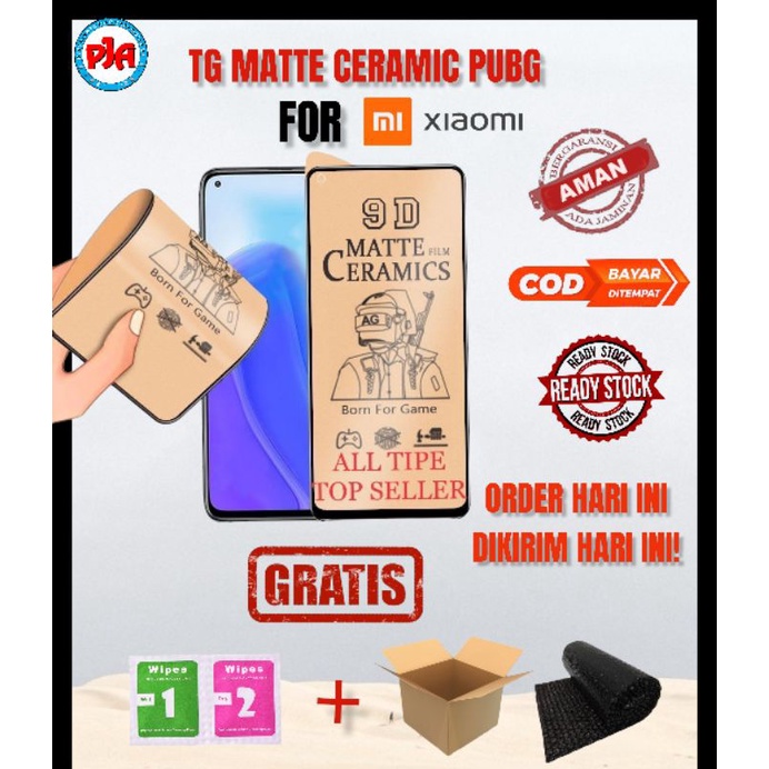 Tempered Glass TG Ceramic Film Matte Xiaomi Redmi 8 Lite 11 Lite 5X 6X A1 A2 S2 Y3