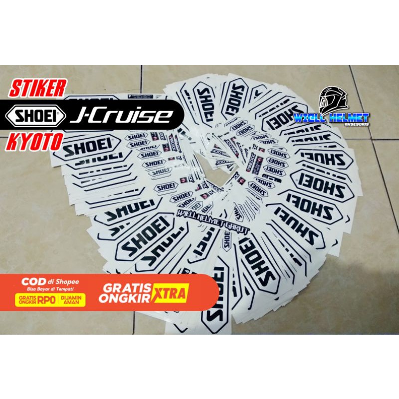 Stiker Shoei J-Cruise Stiker Set KYT KYOTO DYR
