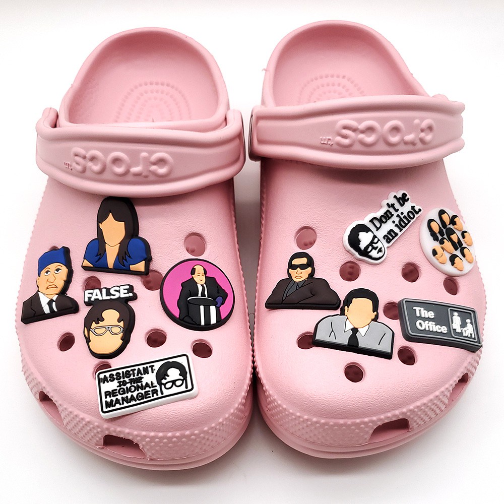 Dekorasi Sepatu drama the Kantor jibbitz Untuk Pria Dan Wanita charms