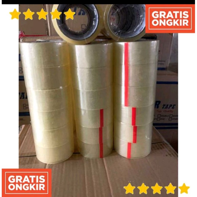 LAKBAN 45MM X 90 YARD SUPER KUAT - LAKBAN BENING 45MM - LAKBAN COKLAT 45MM X 90 YARD