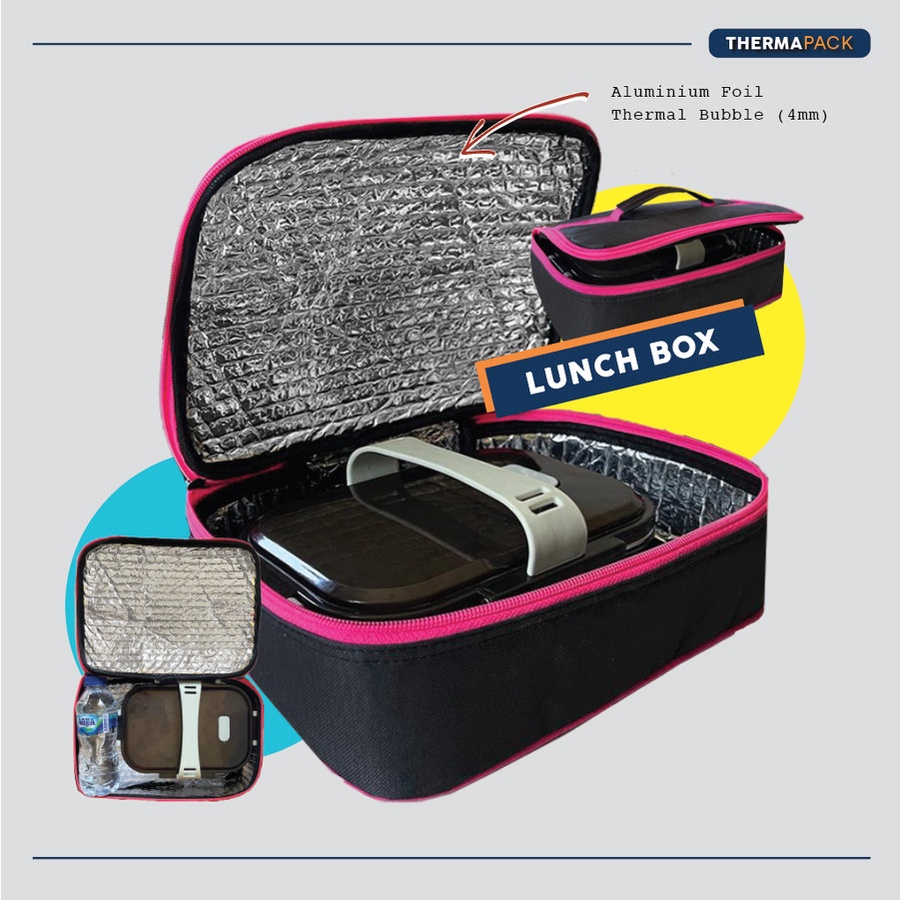 ThermaPack Insulated Lunch Box | Tas Bekal Makan | Lunch Bag Yooyee