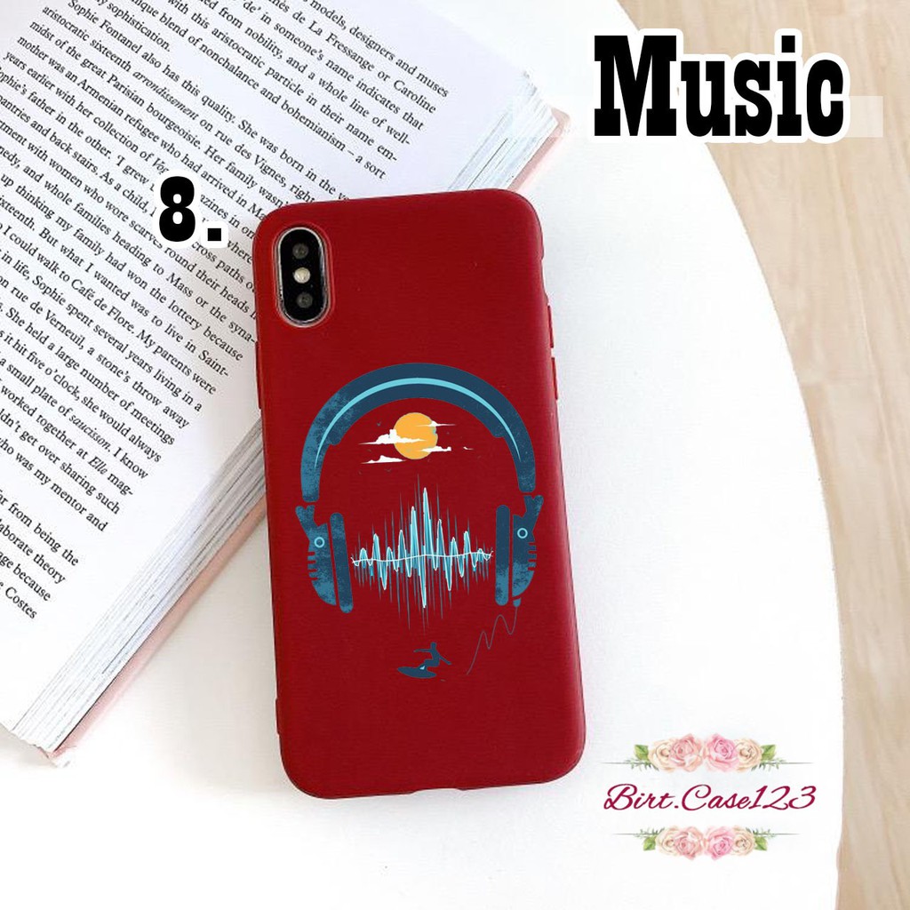 Softcase MUSIC Iphone 5 6 6g 6g+ 7g+ 8+ Xr X Xs Xs Max 11 Pro Pro Max 5.8 6.1 BC2881