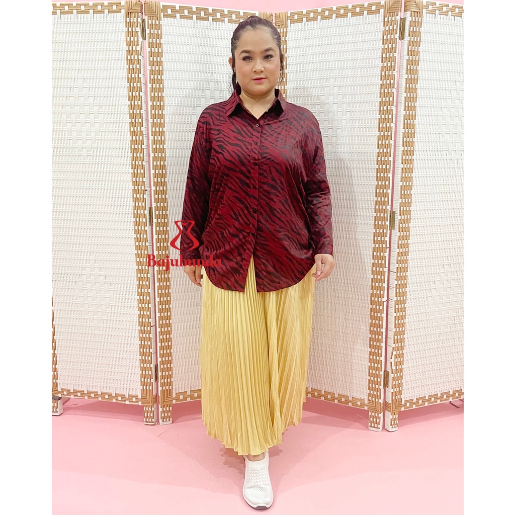 Kemeja Jumbo Wanita LD 120 Aneka Motif