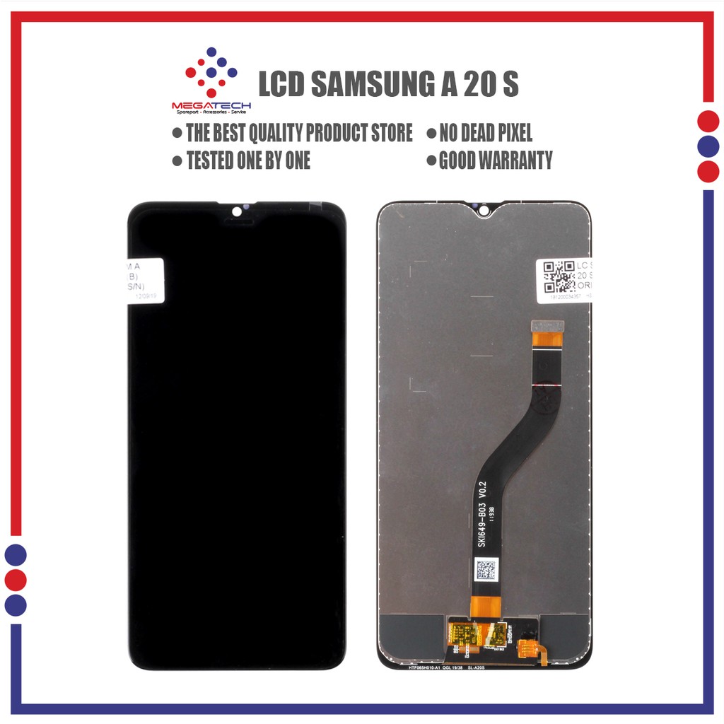 LCD Samsung A20S Fullset Touchscreen