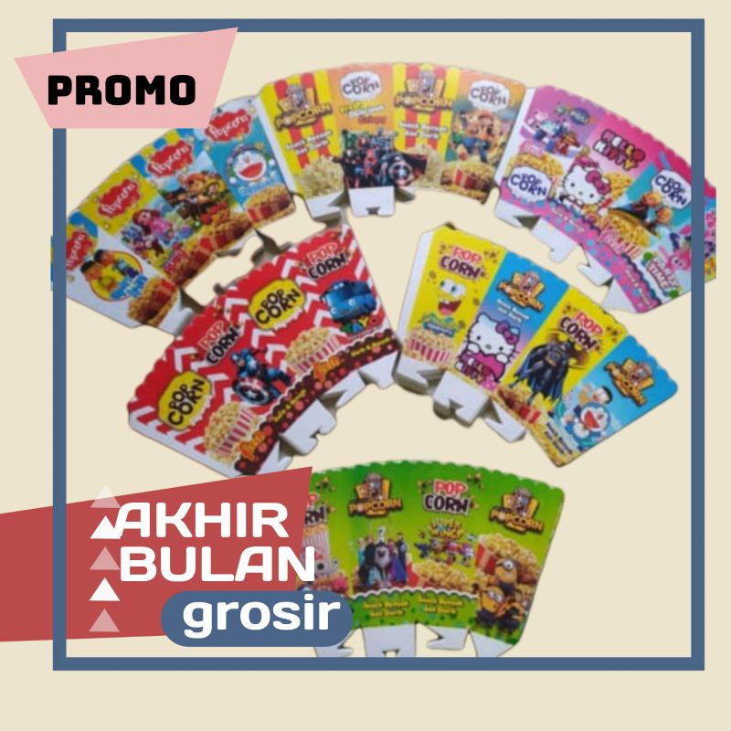 

PROMO !! Kertas Popcorn Ukuran 12×6 || Kotak Popcorn || Tempat Popcorn || Wadah Popcorn || Kardus Popcorn || Kemasan Popcorn ||
