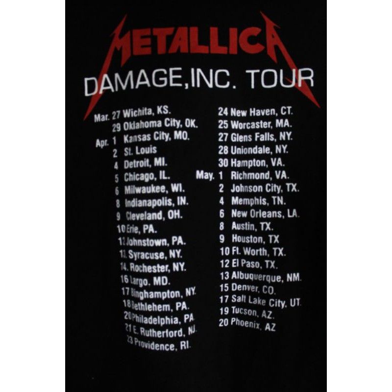 Hoodie H&amp;M Metallica Damage Inc Black Hnm Hitam Pria Wanita Free Paper Bag