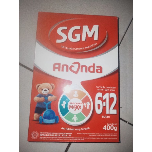 susu sgm ananda 0-12