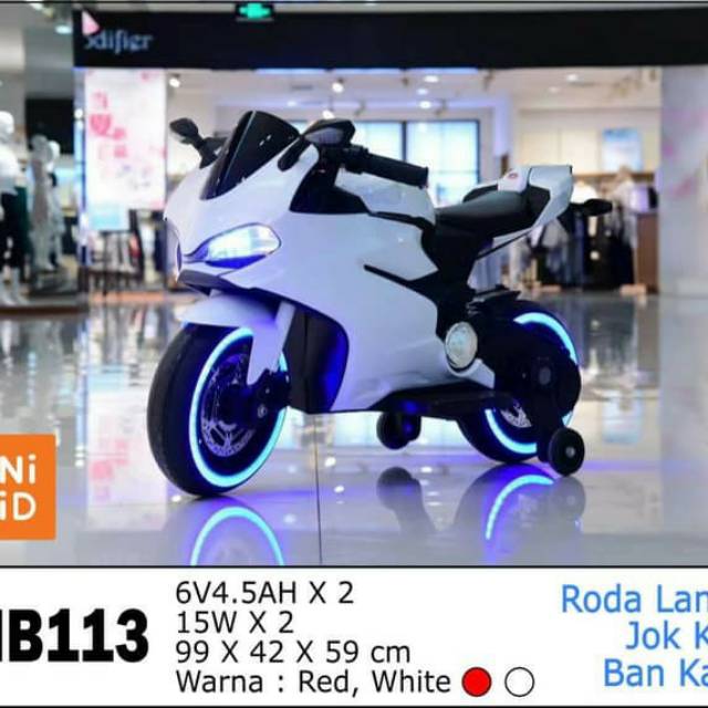 Motor aki anak Unikid MB-113 ban karet