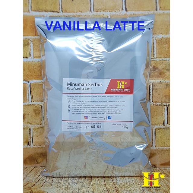 

(1 Kg) Vanilla Latte Premix Milkshake / Bubble Powder Drink