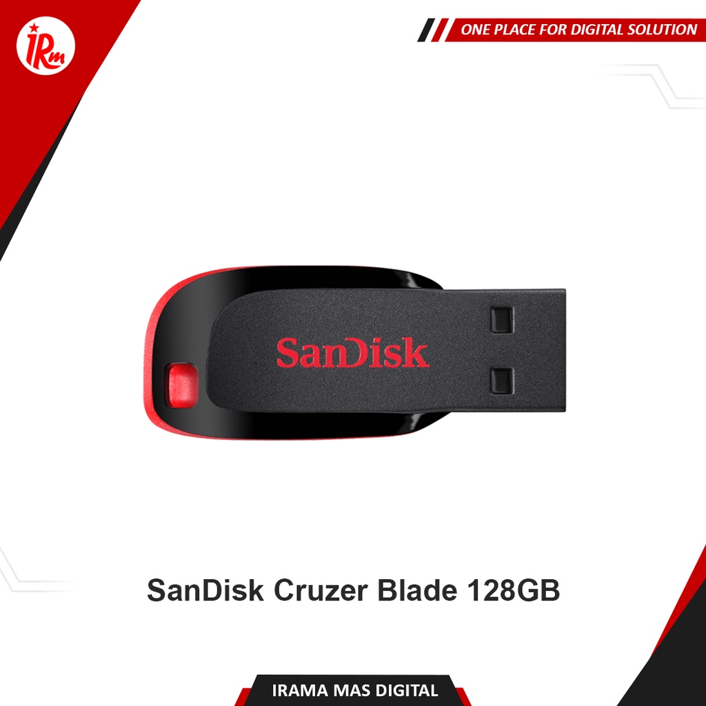 Flasdisk Sandisk Cruzer Blade 128GB
