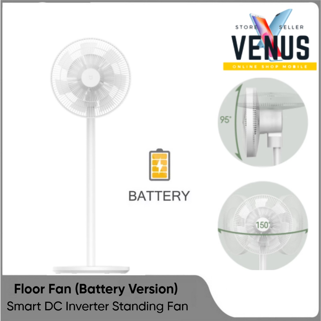 Mijia DC Inverter Circulation Floor Fan Battery Version Kipas Angin