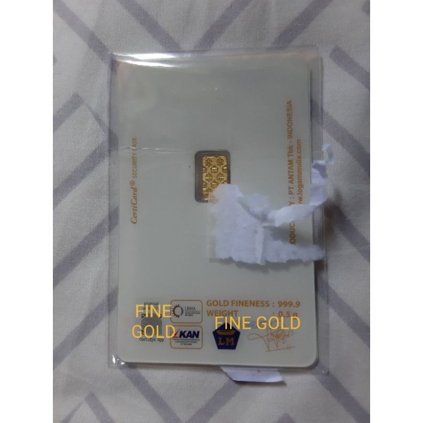 FINE GOLD ANTAM 999.9 0.5g