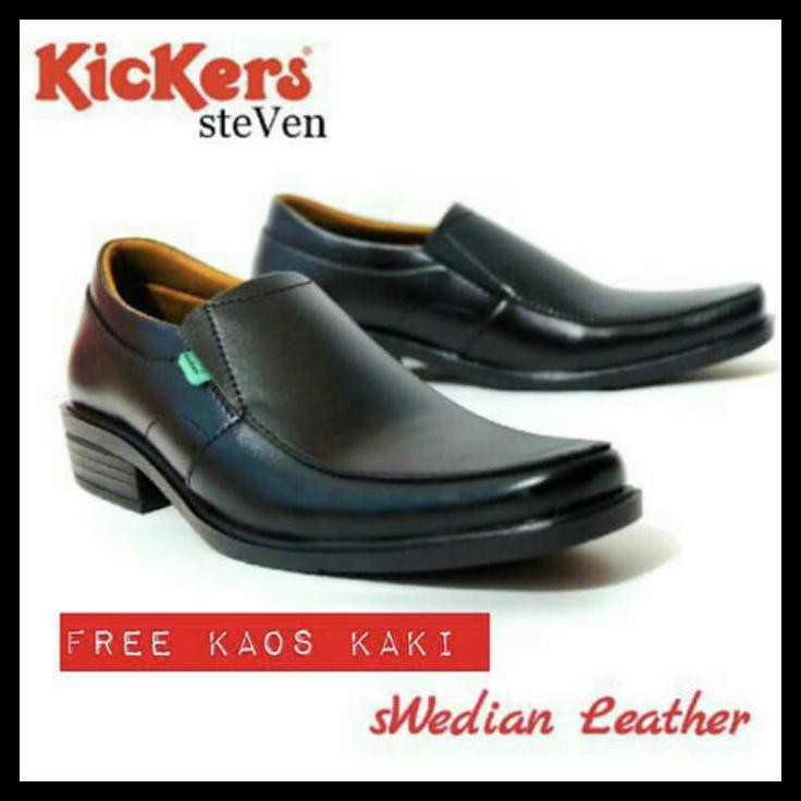 new  sepatu pantofel pria kickers steven (sepatu formal / pdh) asli bandung