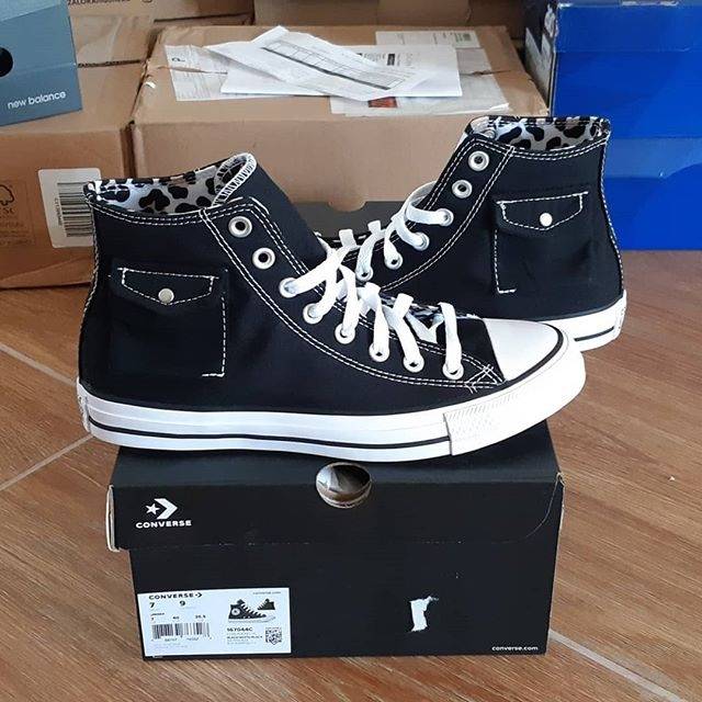 Converse Chuck Taylor All Star Pocket Hi Black White