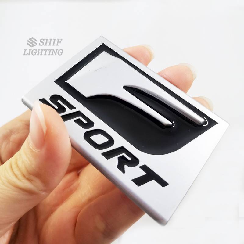 1pc Stiker Emblem Logo Sport Besar Bahan Metal Untuk Dekorasi Mobil Lexus