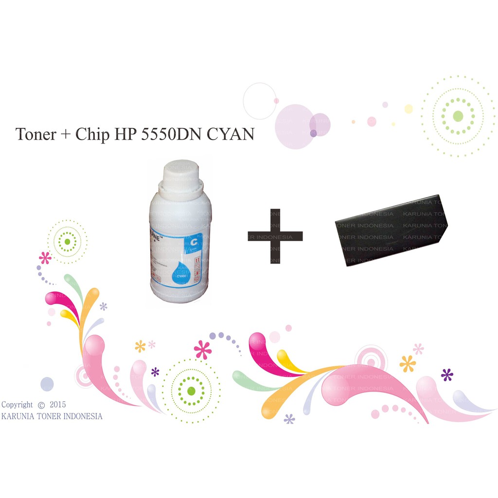 Toner + Chip HP 5550DN CYAN