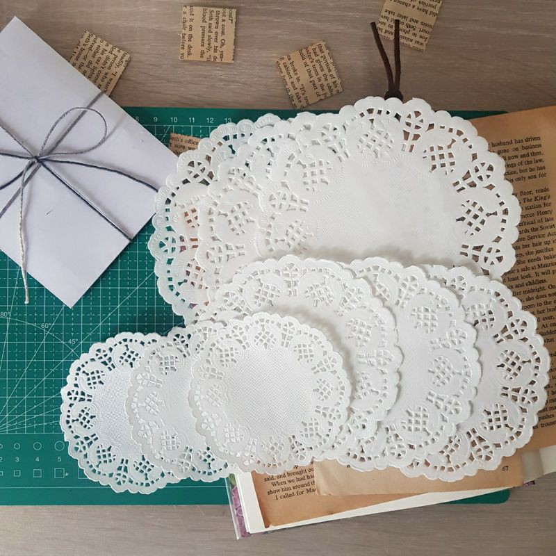 

Doily Paper / Paper Doeleys - Kertas Renda Alas Kue Bahan Craft