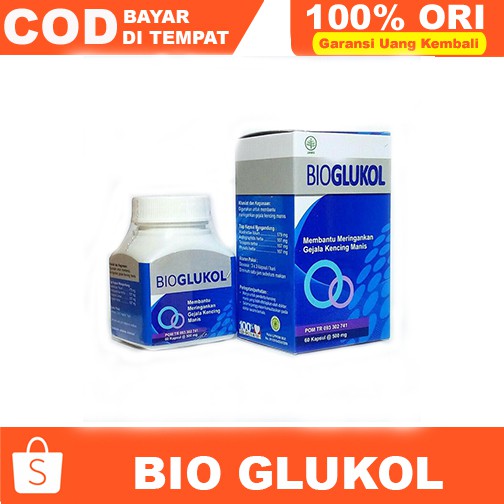 Bio Glukol Obat Diabetes atau Kencing Manis Isi 60 Kapsul