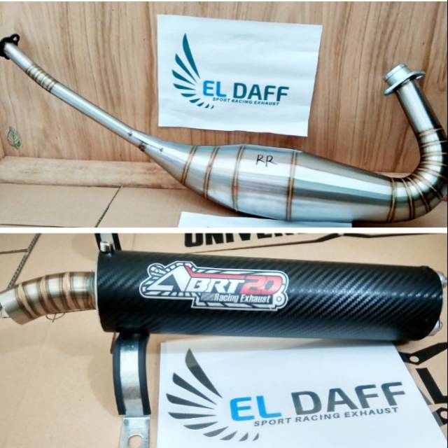 Knalpot Ninja R RR SS ABRT20 full stainless silincer lapis karbon
