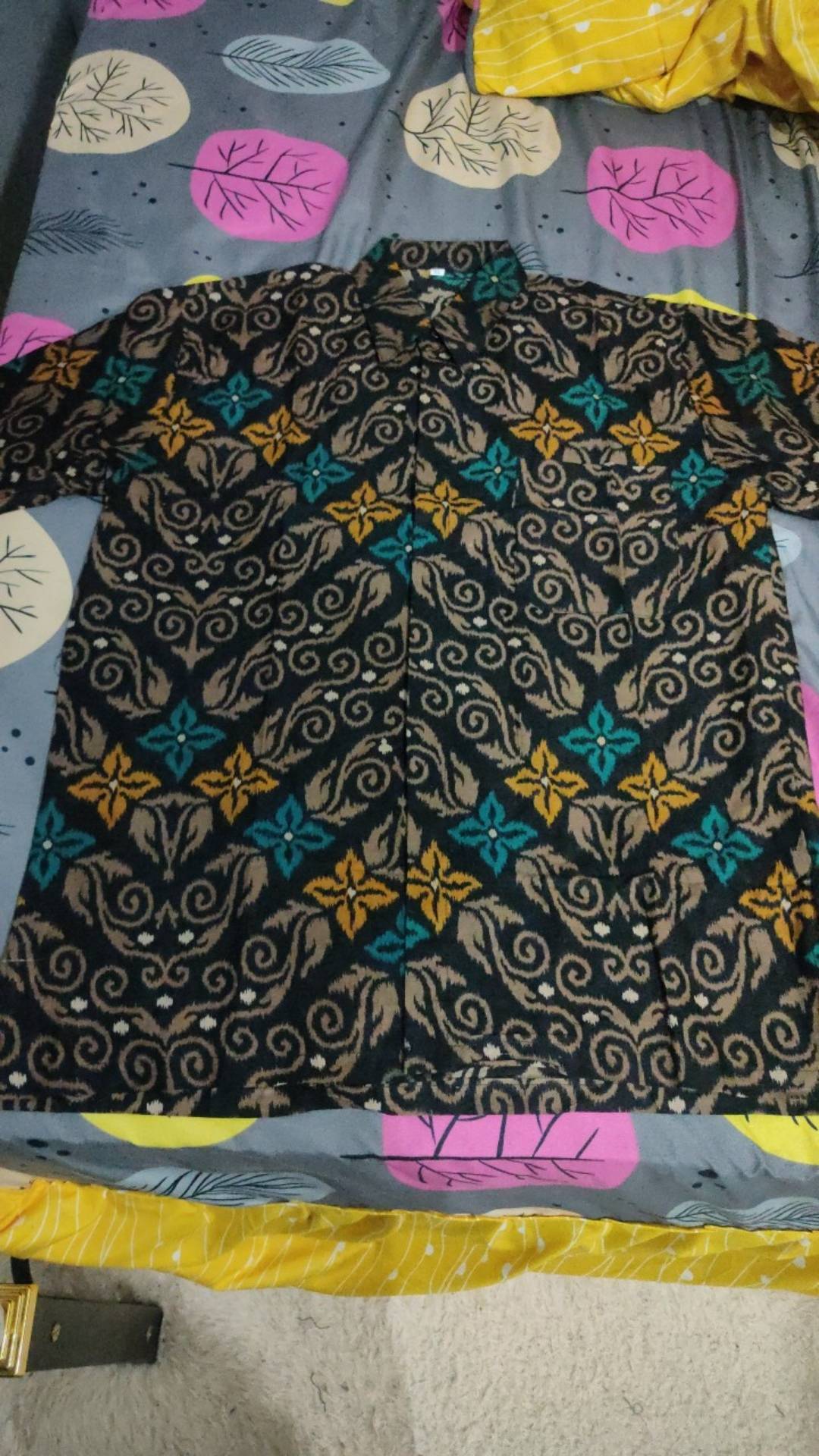 Terlaris Kemeja Batik Lengan Pendek Gus Azmi Syubbanul Wathon Distro Hrb030 Dolbi Dobby Doby