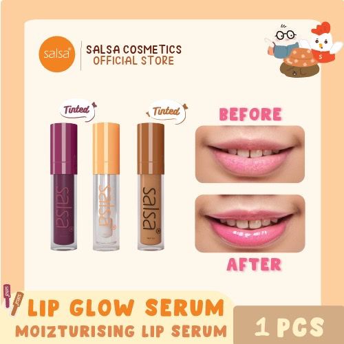 BPOM Salsa Lipglow Serum Pelembab Bibir Mulut Lip Glow Serum