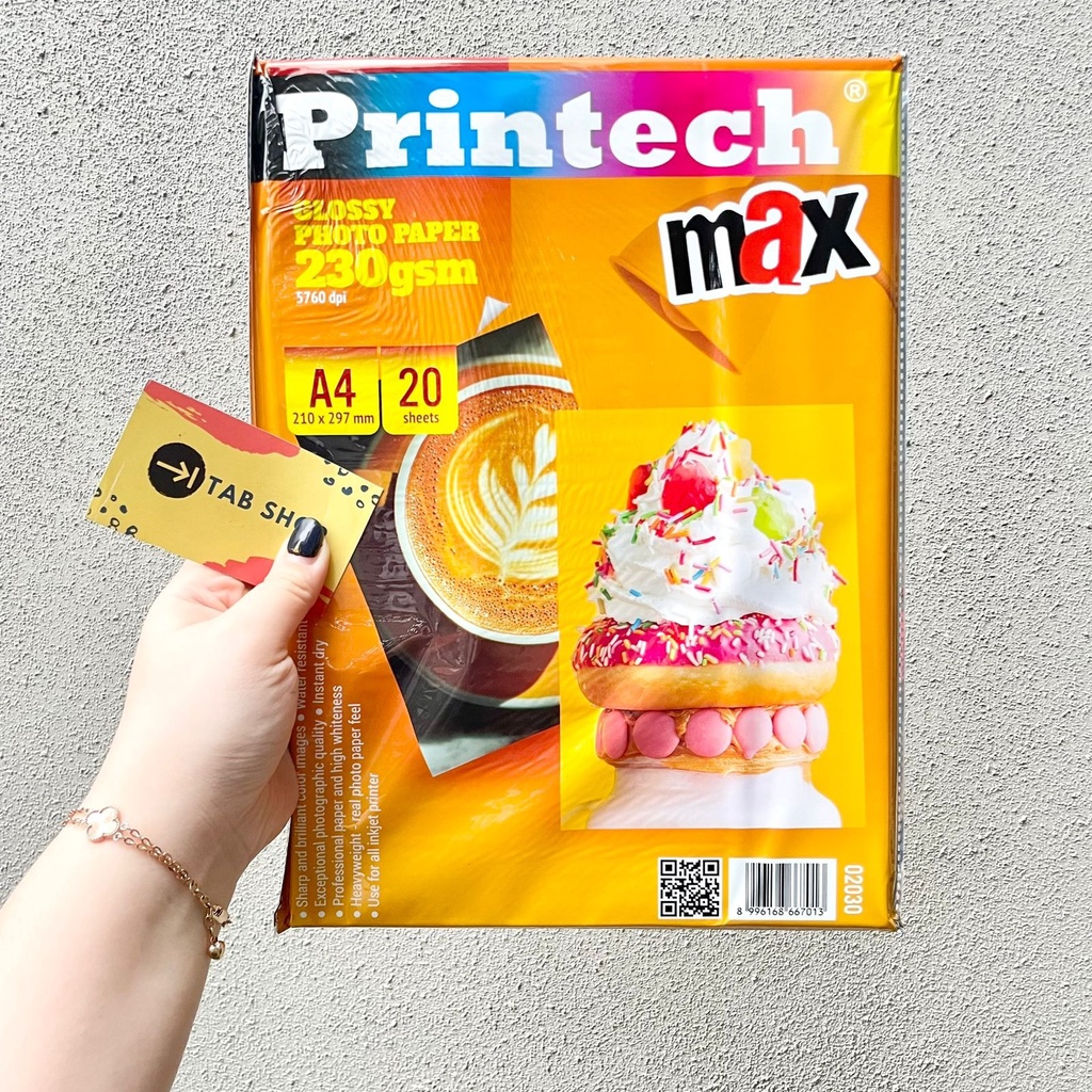 

Kertas Foto / Photo Paper PRINTECH Glossy MAX A4 230g