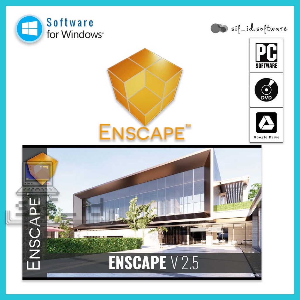 ENSCAPE 2.5 Full Version 64 bit Untuk SketchUp Rhino Archicad Revit