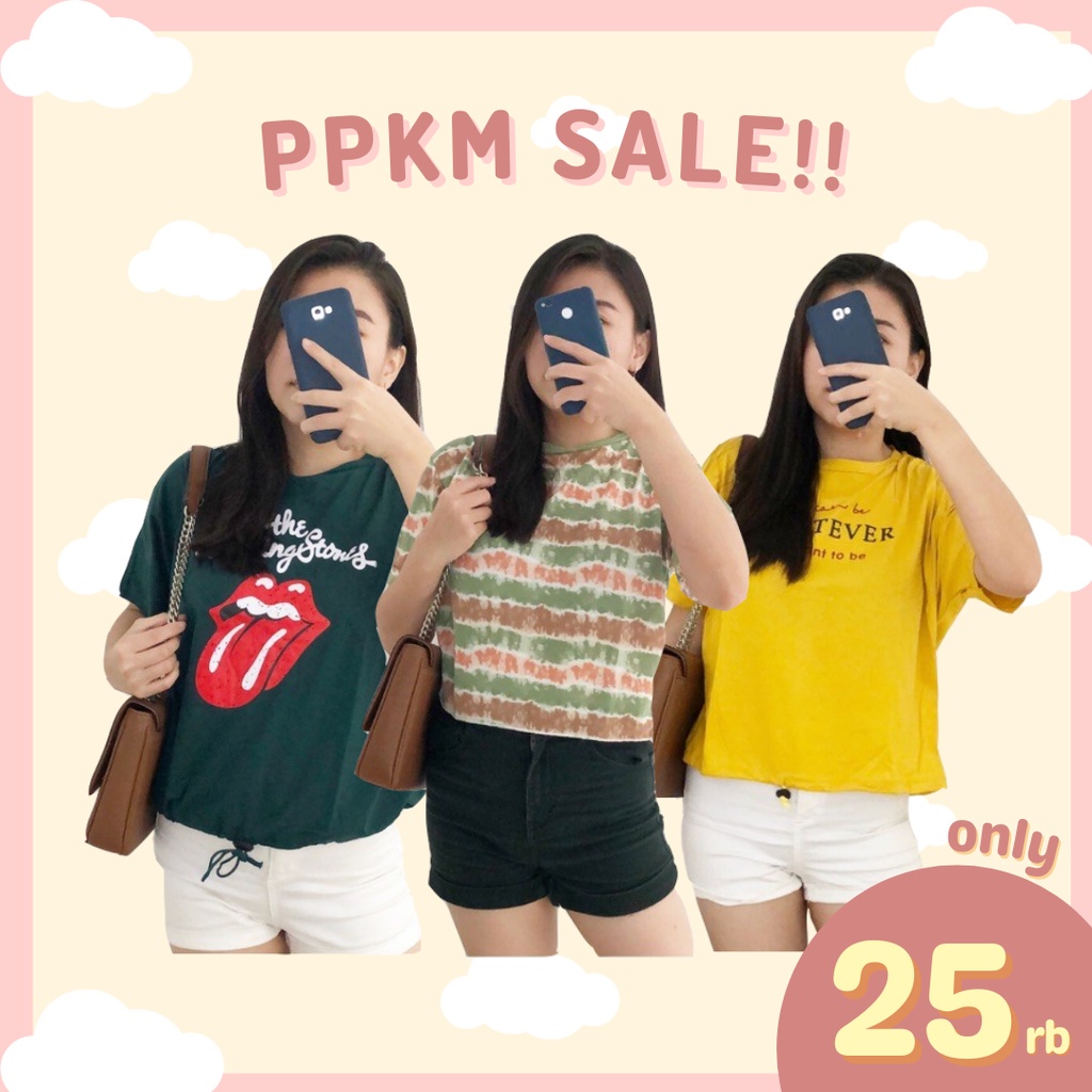 [DE MODA SHOP] PPKM Sale / Atasan Baju Wanita 0901 0934 0935 0936 0943 0945