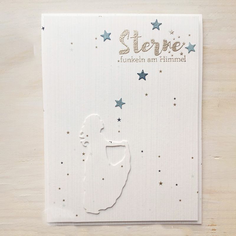 Zzz Cetakan Stensil Cutting Dies Motif Bintang Bahan Metal Untuk Scrapbook / Craft DIY