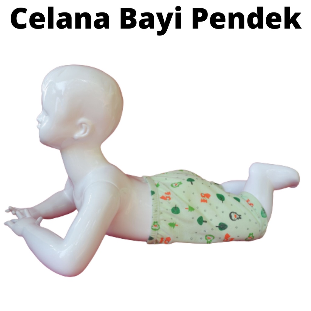 CELANA BAYI PENDEK MOTIF PORORO TERMURAH ISI 3