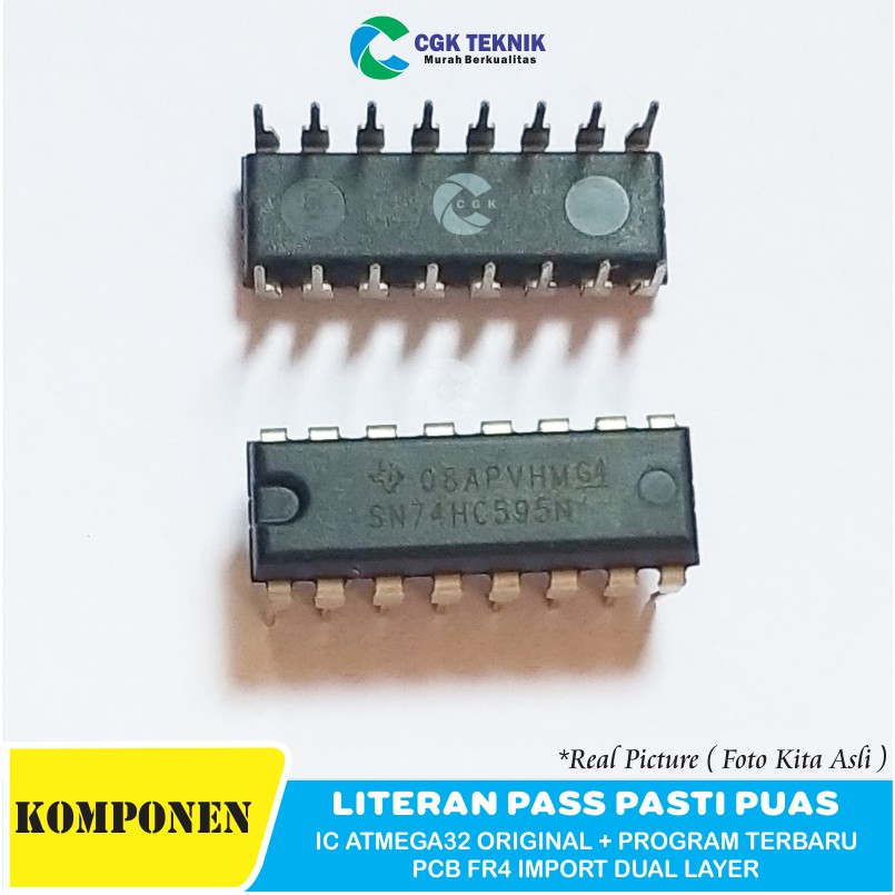 CGK TEKNIK - IC SN74HC595 ORIGINAL / IC DISPLAY SEGEMENT PERTAMINI POM MINI