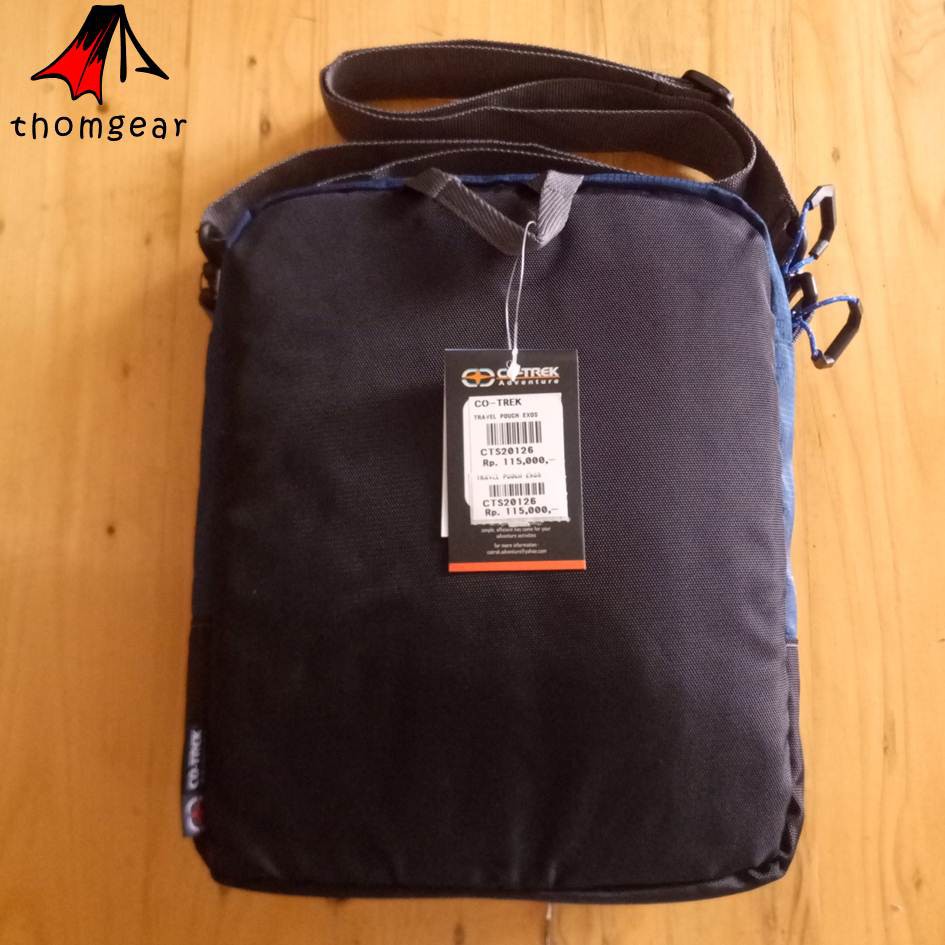 Tas Selempang Pria Wanita Co-Trek Cotrek Travel Pouch Exos Material Cordura Combine Polyester Dinir Tas Hp