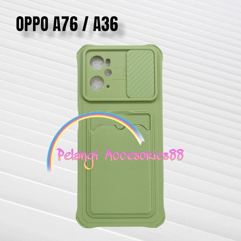 CASE OPPO A76 4G / A36 / A96 4G / REALME 9i  SOFTCASE SLEDING WARNA WARNI