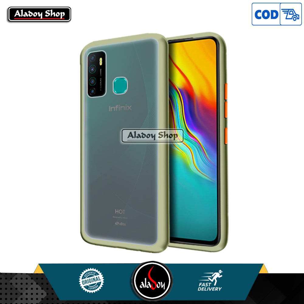 Case INFINIX HOT 9 Fuze Matte Hybrid Premium Hardcase