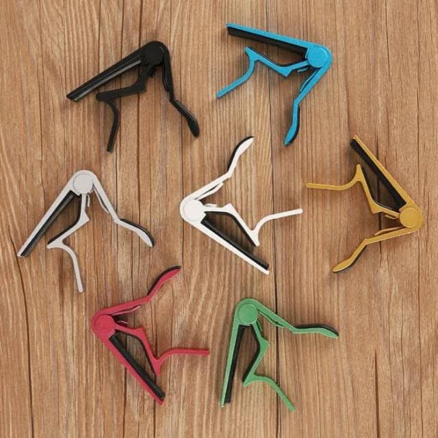 Capo Gitar Murah Bahan Aluminium Alloy Akustik Elektrik Nylon