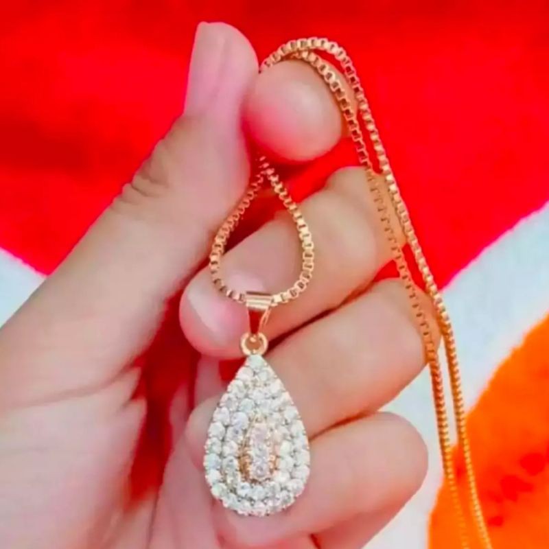 Kalung Itali Free Liontin Oval Cantik