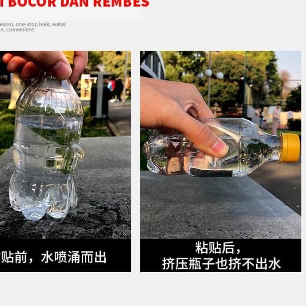 

Lakban Anti Bocor Alumunium Foil Tape Perekat Super Kuat - 5CMX5CM 0,8ML