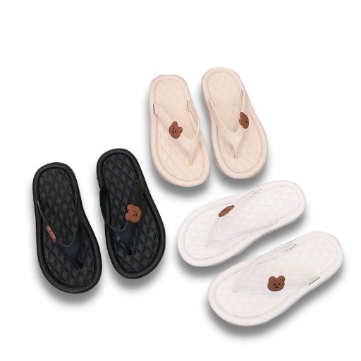 Sandal Wanita Dewasa Motif Cemen BRUANG Terbaru Flip-Flop