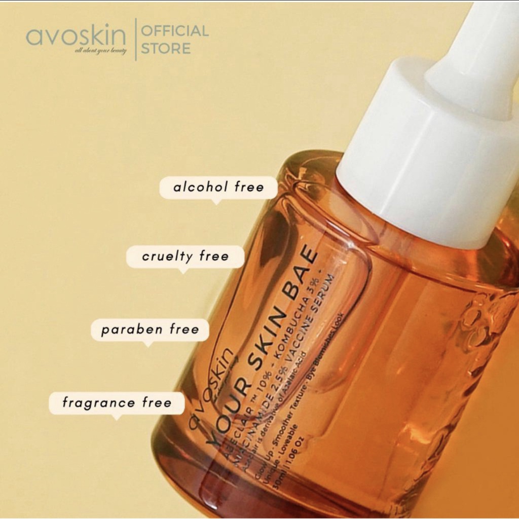 Avoskin Your Skin Bae Azeclair 10% + Kombucha 3% + Niacinamide 2,5% Vaccine Serum 30ml